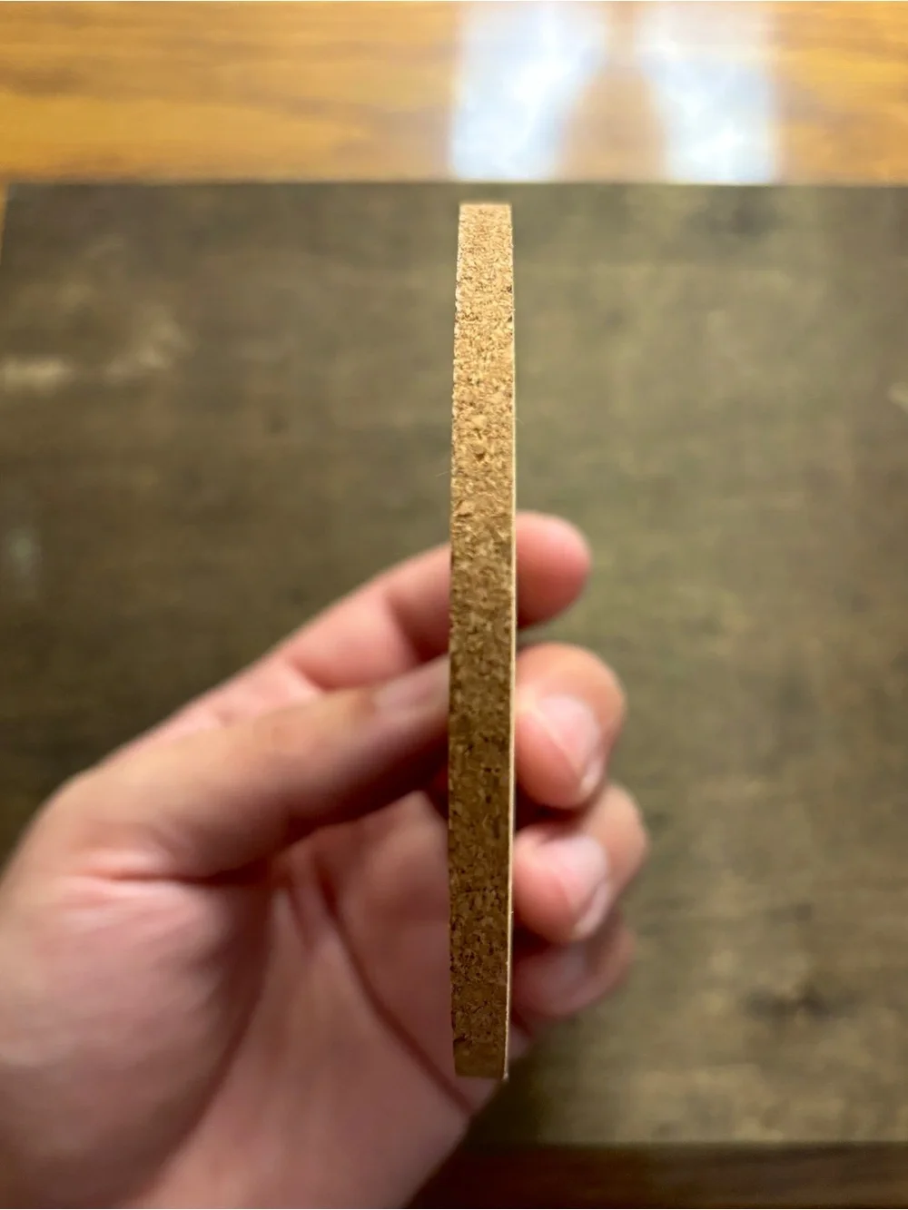 Naruto Tsunade Laser Engraved Cork Coaster